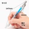 Pentel Ballpoint Pen Gel Ink Energel Infree 0.5mm Clear Shaft XBLN75TL-C Blue