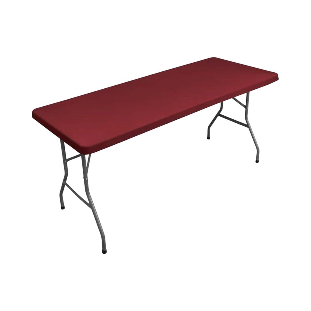 Outdoor Elastic Tablecloth for Picnic Washable Foldable Rectangular Polyester Table Cover 125x80cm Suitable for Various Table Types and Occasions