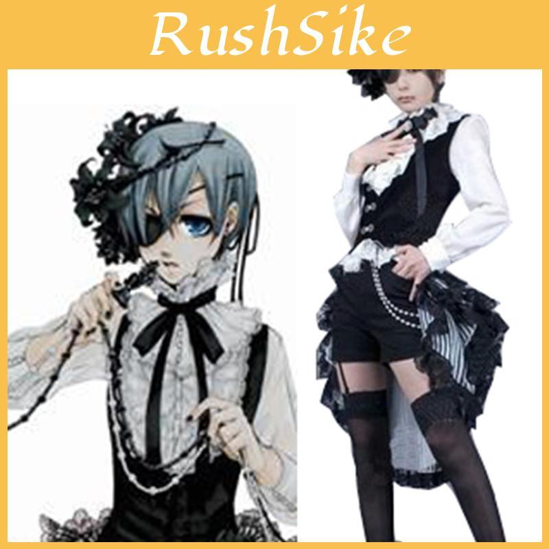 Exquisite Black Butler Ciel Phantomhive Cosplay Costume With Perfect Stitches