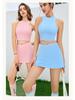 Summer Slim-Fit Quick-Dry Tennis and Running Skirt with Built-In Shorts