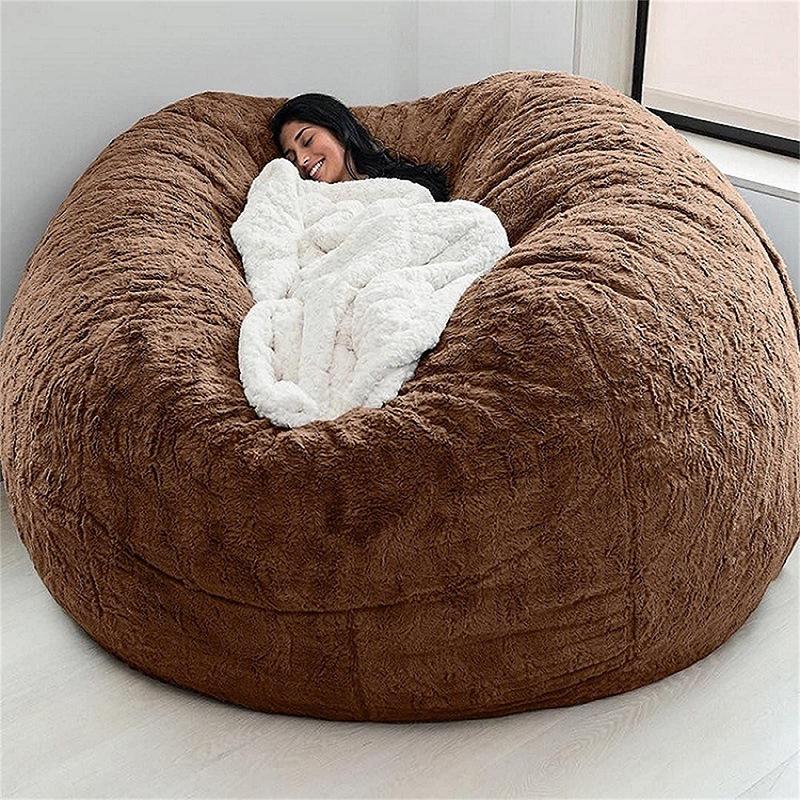 Extra Large Plush Bean Bag Chair Cover - No Filling Included