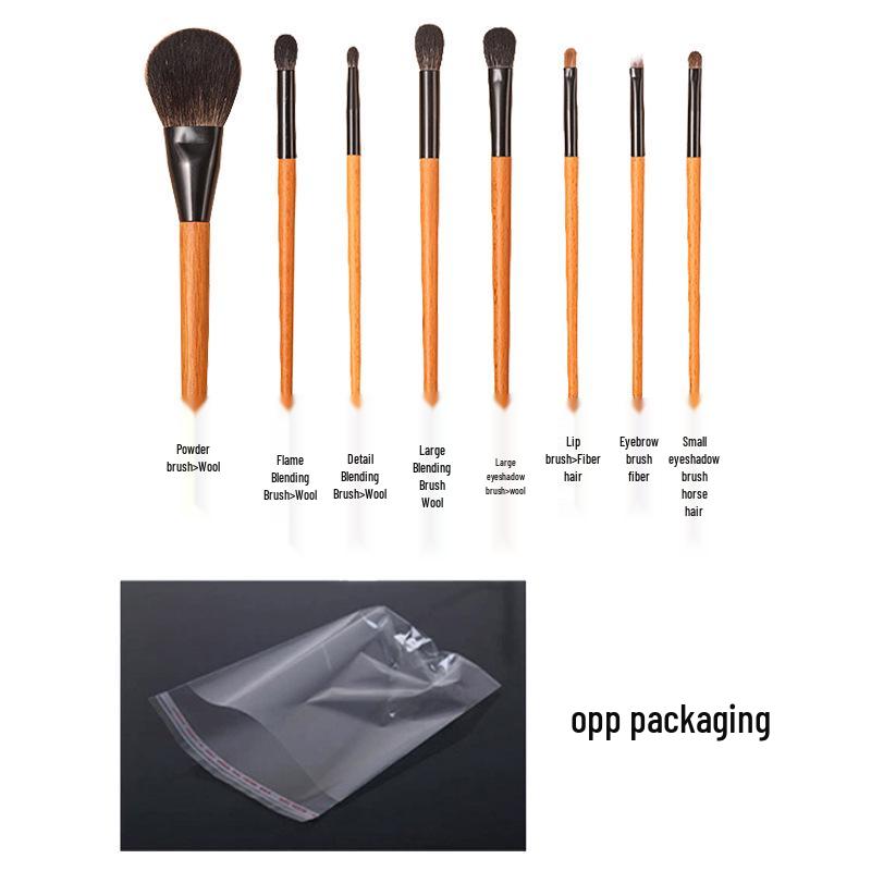 Mini Portable Travel Makeup Brush Set - Short Handle Beginner Eyeshadow Brushes