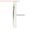 Anti Slip Stainless Steel Lash Extension Tweezers, Curved Tip, Straight Tweezers, High Precision Nail Art, Makeup Beauty Tools