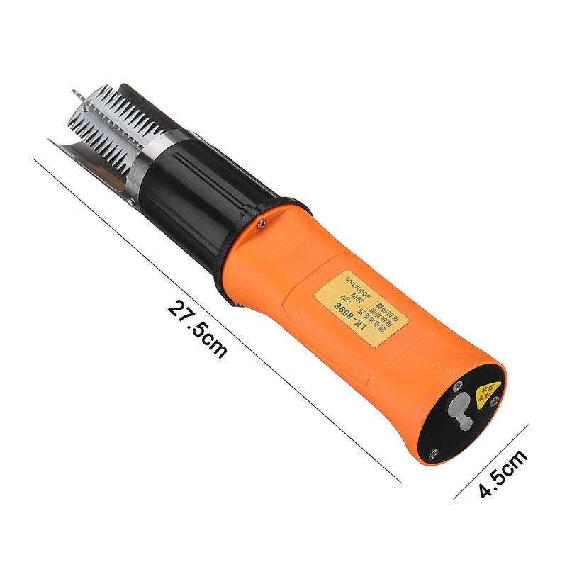 DC 12V 36W מברשת קילוף עור דגים שימושית קולפן דגים חשמלי בטיחותי מהיר מסיר קשקשים לדגים גדולים כלי פירות ים קולפן עמיד למים