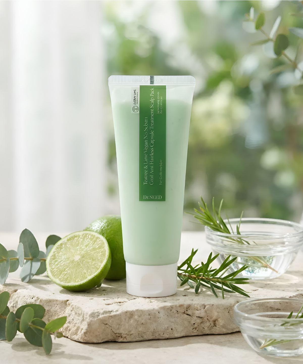 Tea Tree & Lime Vegan Hair Loss Treatment Scalp Pack Travel Size 30ml