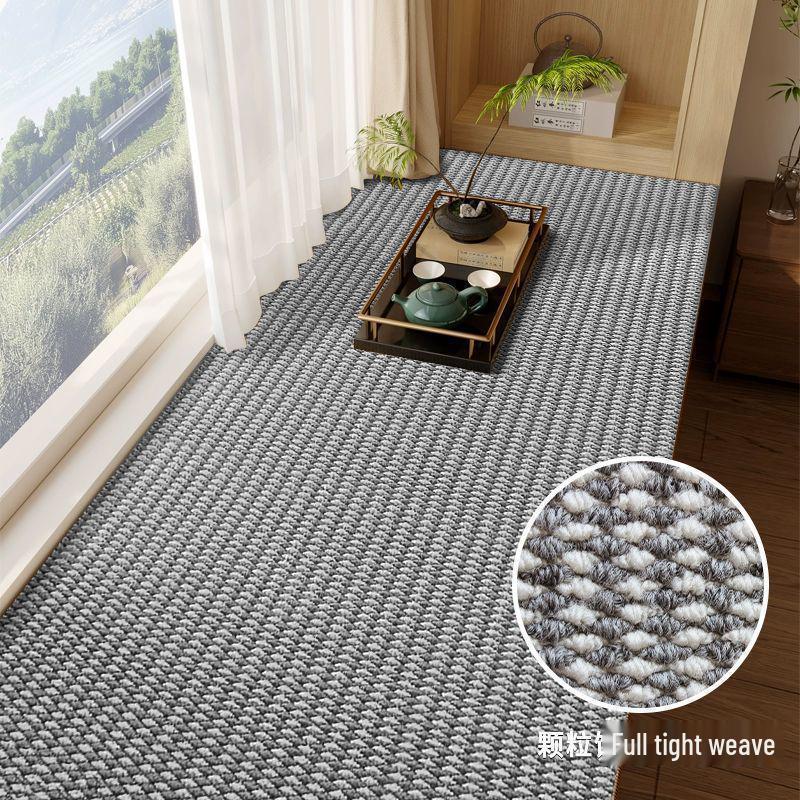 Durable Pineapple Ring Floor Mat: Stain-Resistant, Easy-Clean, Cat-Scratch-Proof, Non-Slip, Cold-Insulating Bedside Rug