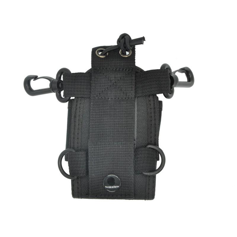 1 Set Universal Walkie Talkie Nylon Bags Msc-20B Two Way Radio Case Holster For P328 Uv-5R 888S Uv-82 Cignus Uv-85 Cod