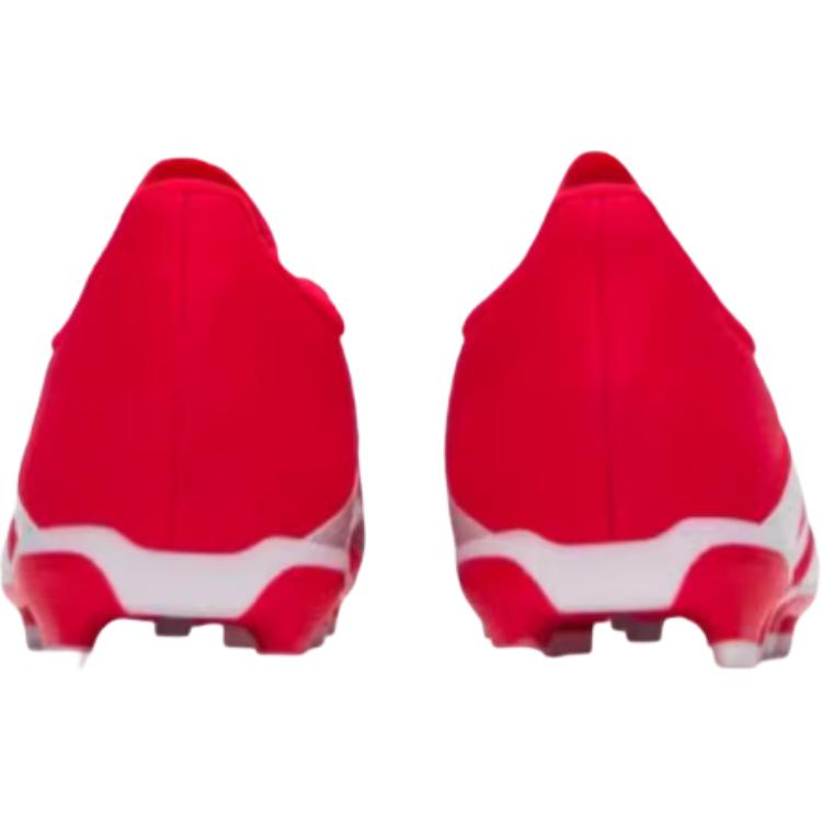 New Adidas PREDATOR LEAGUE Slip Resistant Breathable Low Top Kids' Soccer Shoes Red Kids' ID3795