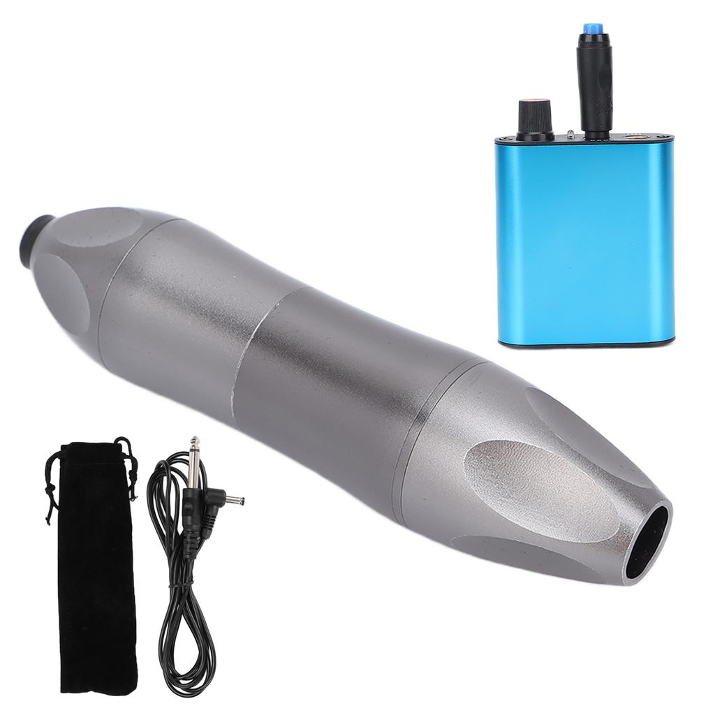 Tattoo Machine Kit Power Supply Wireless Foot Pedal Adjustable Motor Tattoo Pen for Beginner