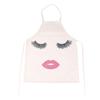 1PC Bronzing Eyelash Pattern Apron Eyelash Extension Tools Cotton Grafted False Eyelash Apron Cleaning Kitchen Apron Bib