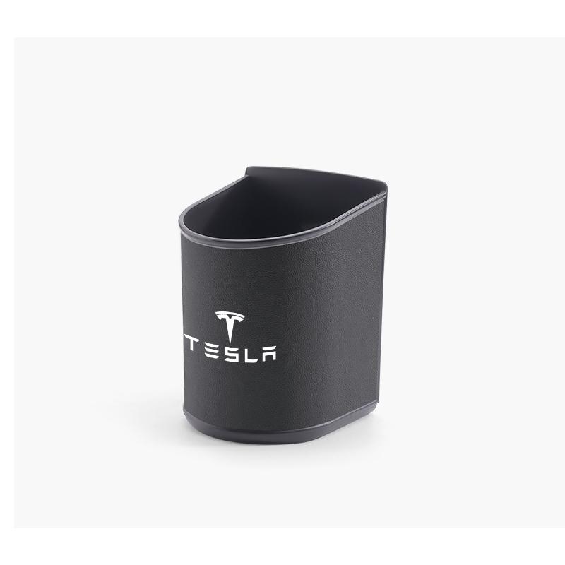 

Car Door Storage Bucket Mug Drinks Umbrella Storage Accessories For Tesla Model 3 Y S X Cybertruck Juguete Roadster Coil Bonina