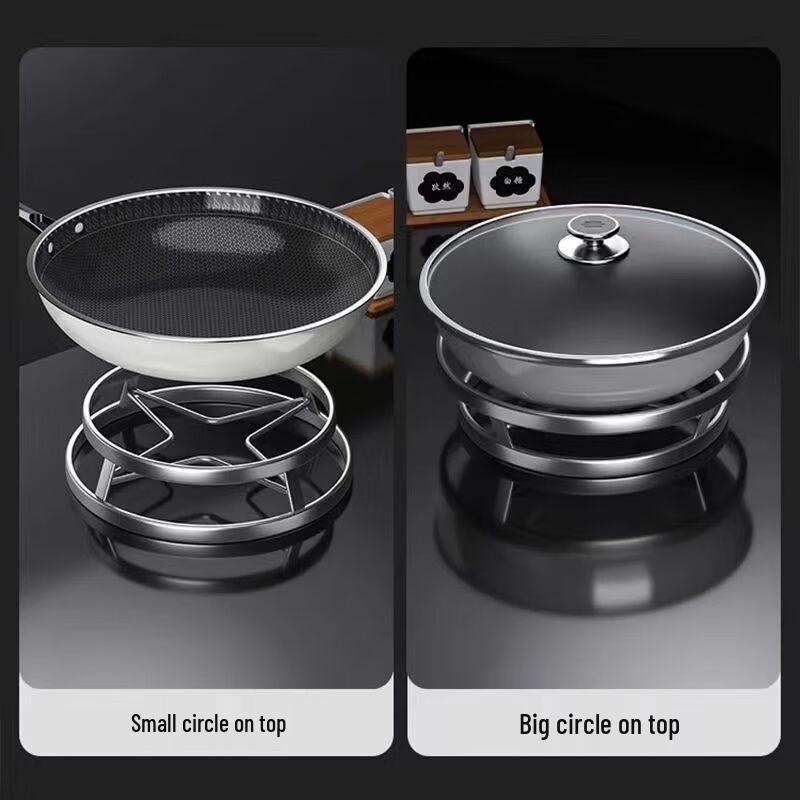 ZISIZ Stainless Steel Multi-purpose Kitchen Steamer & Pot Rack