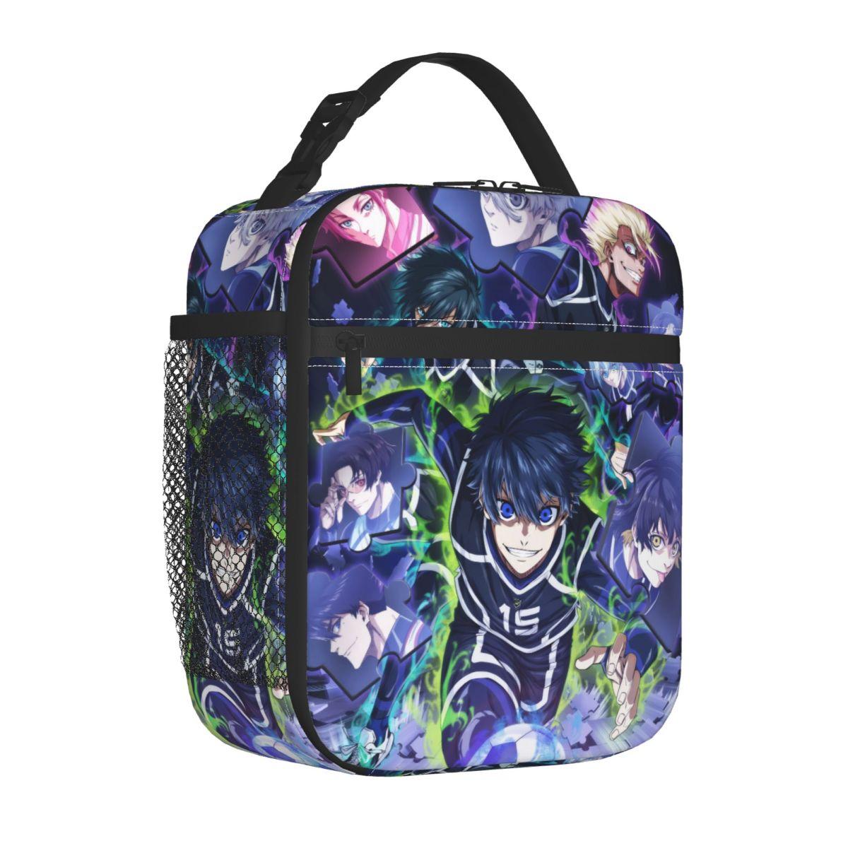 Lunch Box Anime Blue Locks Accessories Lunch Food Box Y2K Cooler Thermal Lunch Box For School One Size