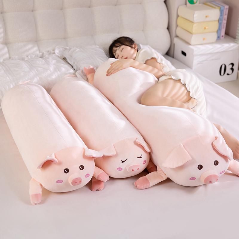 100cm Kawaii Pig Plush Toy Doll Cute Big Cuddly Pillow Cushion Piggy Plush Toy Doll For Boy Girl Brithday Gifts