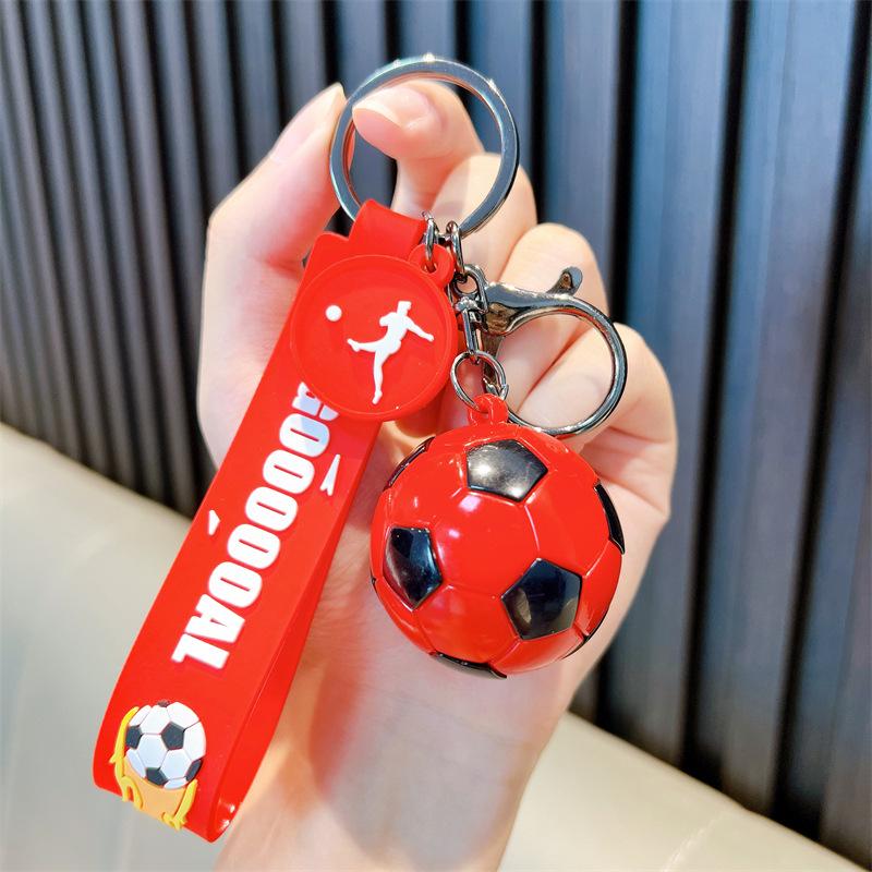 Football Keychain PVC Pendant Keyring Bag pendant Souvenirs Key Chain Gifts