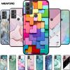 For Alcatel 1V 2021 Case 6002A 6002D 6.52" Marble Silicone TPU Soft Shockproof Phone Case for Alcatel 1V (2021) Covers Coque 1 V