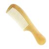 Compact Crescent Scalp Massage Comb - Plastic, Rubber, Portable Handleless Design