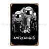 American Goth Metal Plaque Garage Plaques Home Plaques Printing Tin Sign Poster