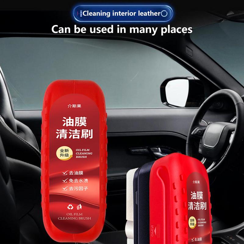 120ml Auto Antibeschlag Glasreinigungstuch Tafel Auto Ölfilm Reinigungsbürste Aufwischen Ölfilm Entferner Glasreinigungstuch Tafel