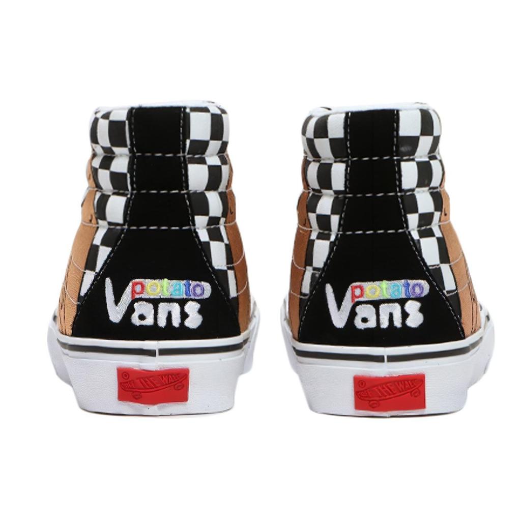 Vans Imran Potato X SK8-Hi VR3 LX Checkerboard Unisex Sneakers Black Black-Checkerboard True-White VN0A5EE7B7E