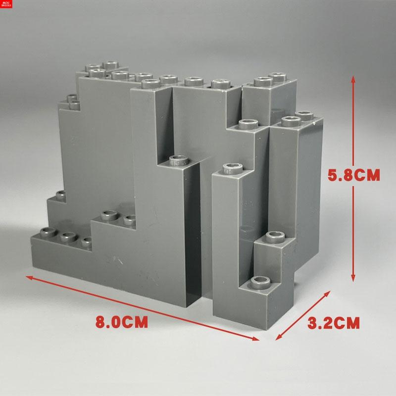 MOC Bricks Mountain Flower animal spider Stem Tree DIY Rock Educational Building Blocks Toy Kids toys for children gift