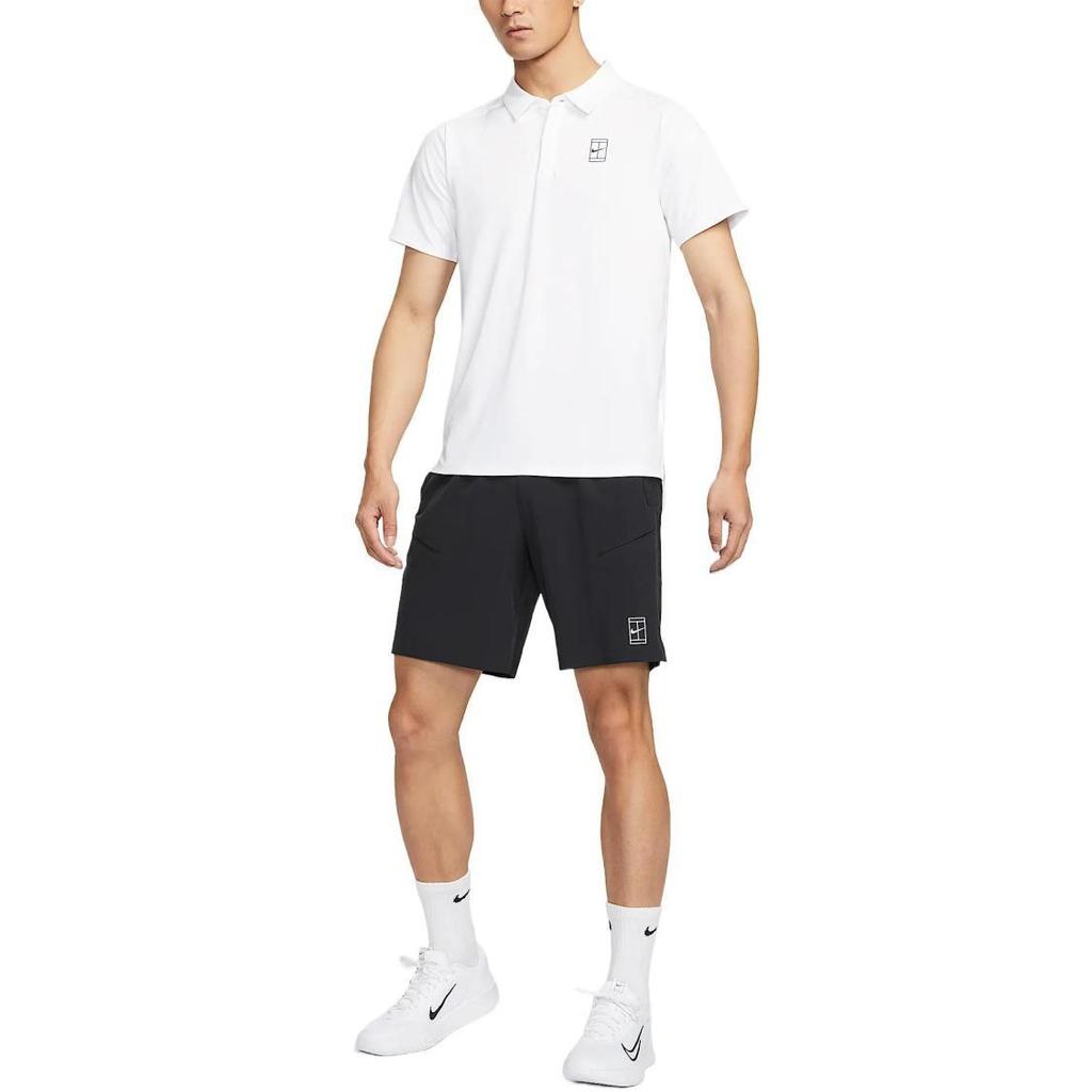 Nike Solid Color Quick-Dry Comfortable Men's Short Sleeve T-Shirt in White FZ6908-100