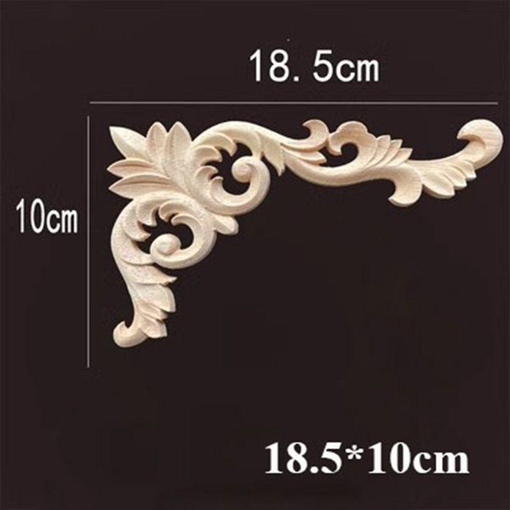 Doğal Çiçek Ahşap Oyma El Sanatları Benzersiz Ahşap Oyma Dekoratif Duvar Kapı Dekorasyonu