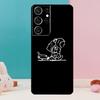 Cartoon Space Astronaut Phone Case For Samsung Galaxy S25 S23 S22 S21 Ultra S9 S10 S20 Plus S24 FE Funda Cover Shell