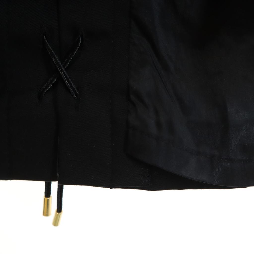 Escada Midi Length Trapezoid Skirt 38 Black Women Used