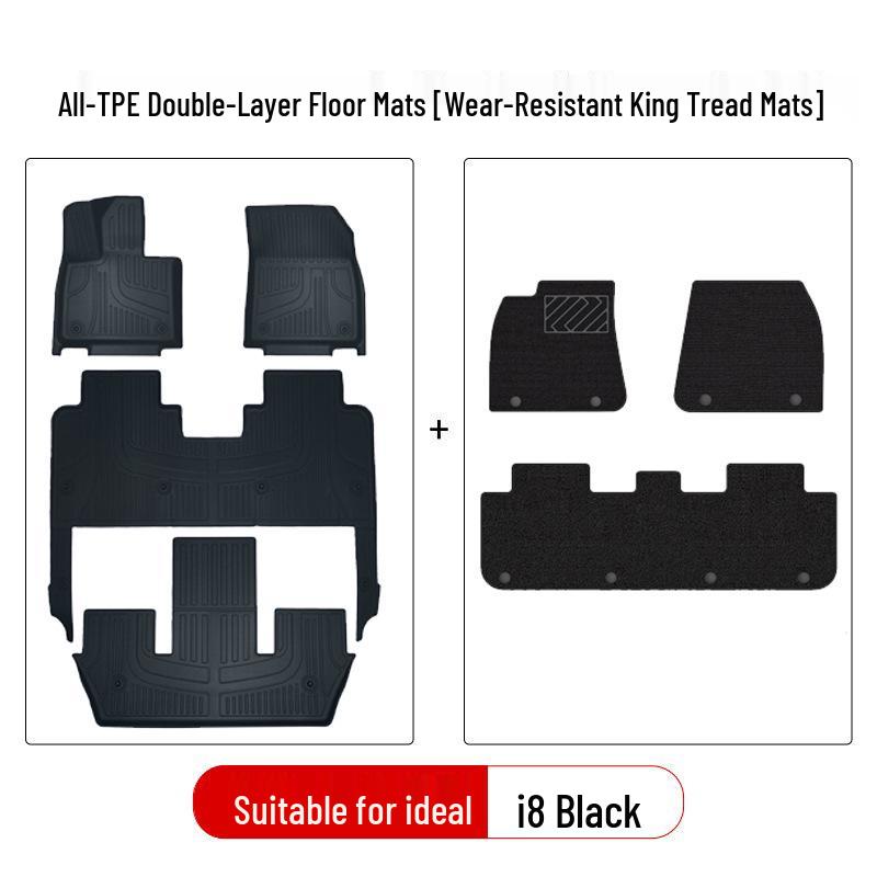 Compatible TPE Car Floor Mats for Ideal L6pro Max, i8, i6, L7, L8, L9