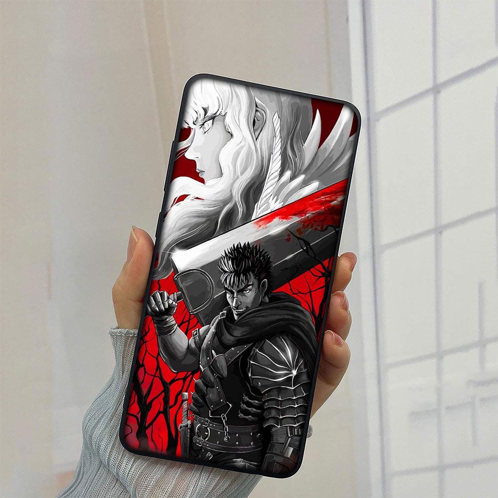 Berserk Guts Soft Cover for VIVO Y20 Y21 Y33S Y20i Y02 Y16 Y22S Y27 Y21T Y33T Y35 Y36 Y53S Y70 Y76 Y77 Y78 Casing Phone Case