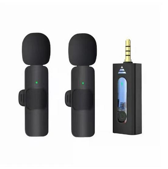 Wireless Lavalier Microphone for Phone: Mini Outdoor Recording & Live Broadcast with Noise Reduction