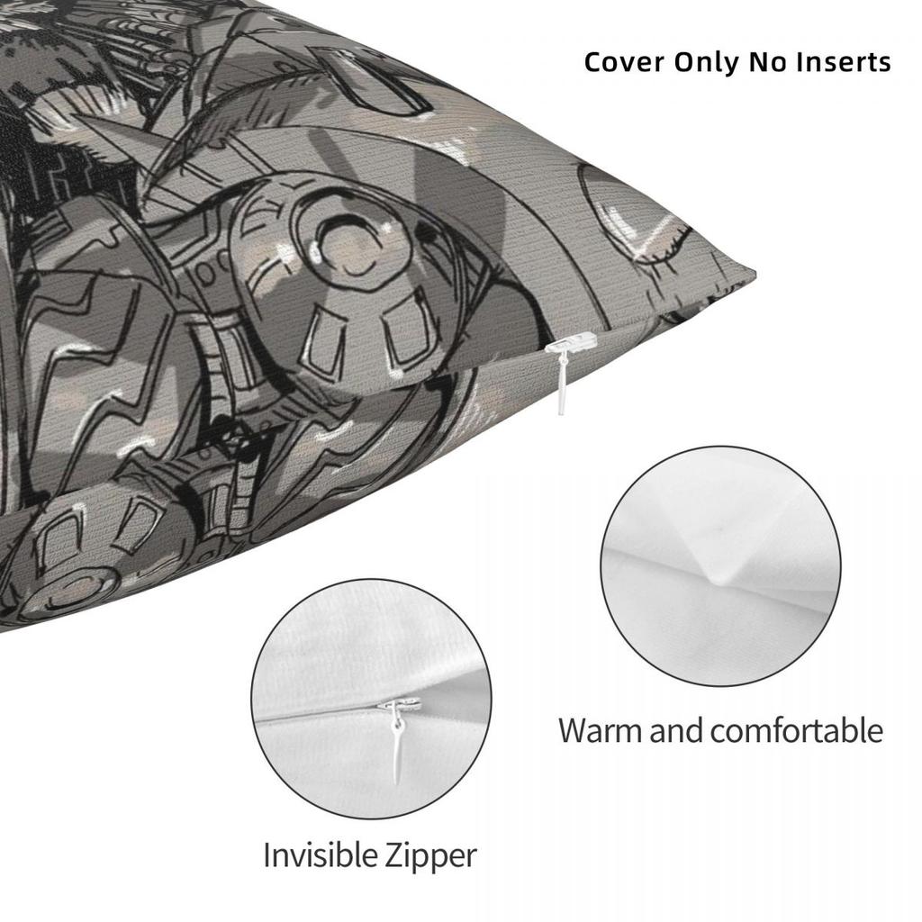 Eustass Captain Kid Pillowcase Polyester Linen Velvet Creative Zip Decorative Sofa Cushion Case