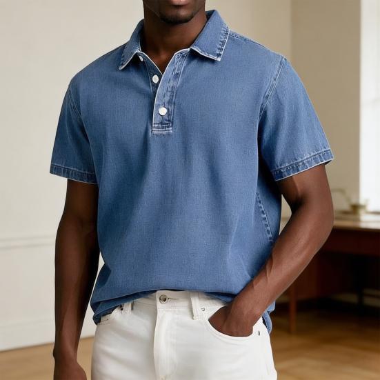 Men's Tops Soft Breathable Polyester Casual Regular Fit Summer Shirt for Daily Life Parties Beachwear Travel Stylish