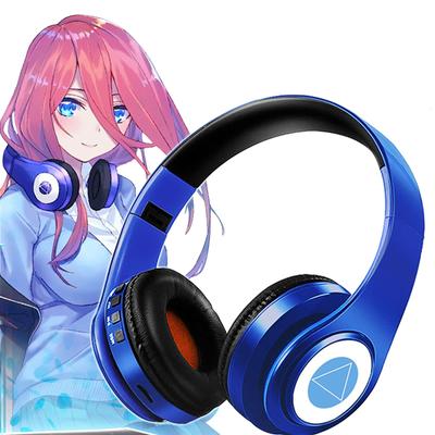 Decostatue Miku Nakano Jaapani Originaalhääl Cosplay Bluetooth Kaart Muudetav Juhtmega Anime Jaapani Kasutusjuhend Kõrvaklapid, Pakk,