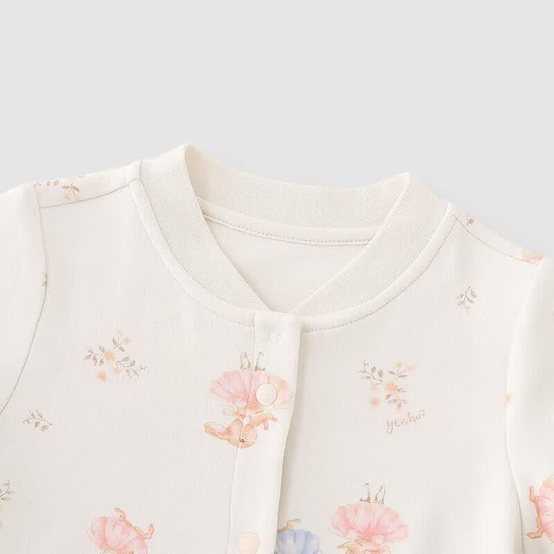 Yeehoo Newborn Baby Warm Fleece Cotton Bodysuit