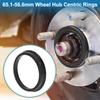 A ABSOPRO Wheel Hub Centric Ring Durable OD 65.1mm to ID 56.6mm Wheel Center