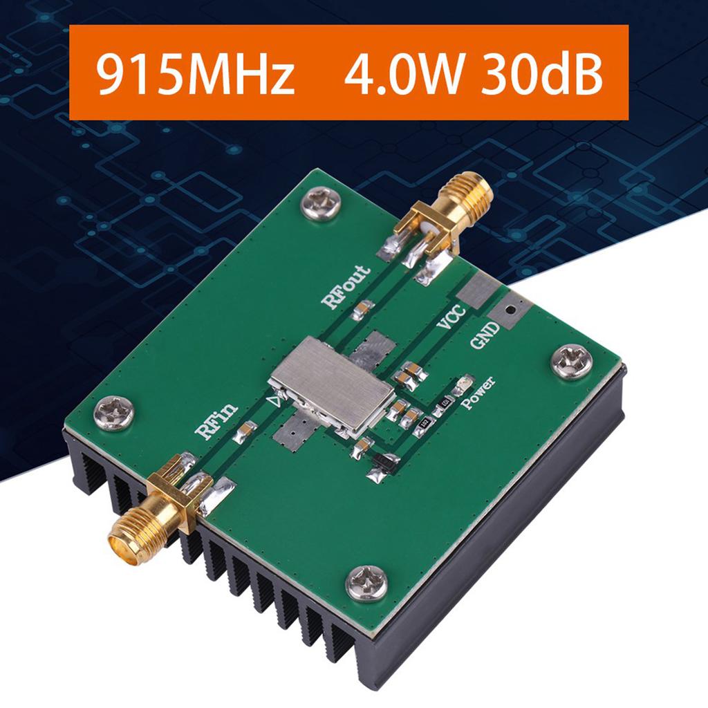 1PC 4.0W 30dB 915MHz RF Power Amplifier SMA Female Connector
