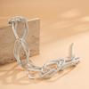 Exaggerated Long Chain Necklace Geometry Fashion Jewelry on The Neck Chunky Necklace  Gift
