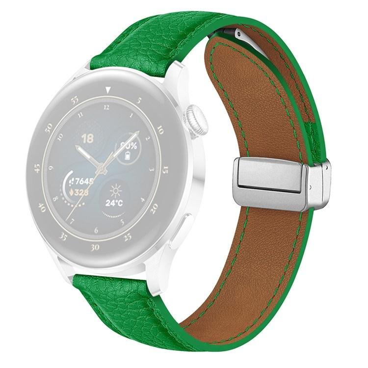 For Samsung Galaxy Watch3 45mm Huawei Watch GT 4 46mm Leather Strap 22mm Magnetic Watch Band