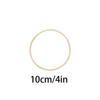 10pcs Dreamcatcher Ring Round bamboo Circle Embroidery Hoop Wind Chime Hanging DIY  Fan Frame Rings Craft Accessories