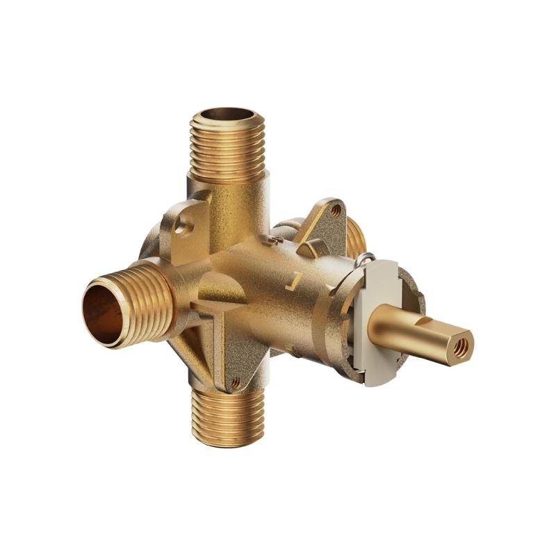 

Temperature Adjustable Brass Valves Model 2510WL with Anti Scald Protection Ensuring Safe Water Control for PEX IPS Pipes 1