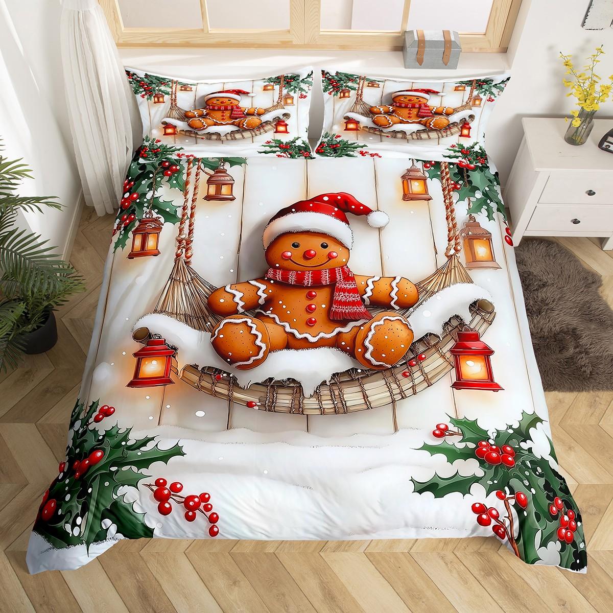 

Одеяло Homewish Рустикальный Высокогорный Бык С Рождеством Комплект Постельного Белья Кавайный Зимний Животный Комплект Постельного Белья Comforter (quilt)-EU Single(135*200cm)3pcs