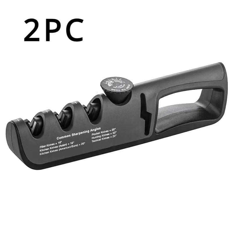 Multifunctional Knife Sharpener Adjustable Angle 4 Stages Scissors Knife Sharpening stone Kitchen Grinder Knives  Sharpener Tool