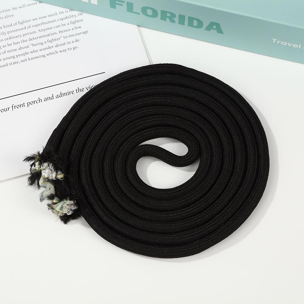 7MM Wear-Resistant Color Polyester Core-Spun Chinese Knot Braiding Rope for Handmade DIY Bag and Hanging Rope Projects.