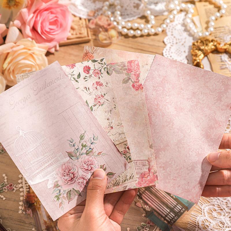 25pcs Daytime Fantasy Poetry Series Creative Character Stickers Material Pack DIY Scrapbooking Journal Supplies