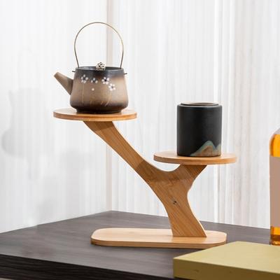 Wooden Tiered Plant Stand Rustic Planter Holder with 3 Tiers Decorative