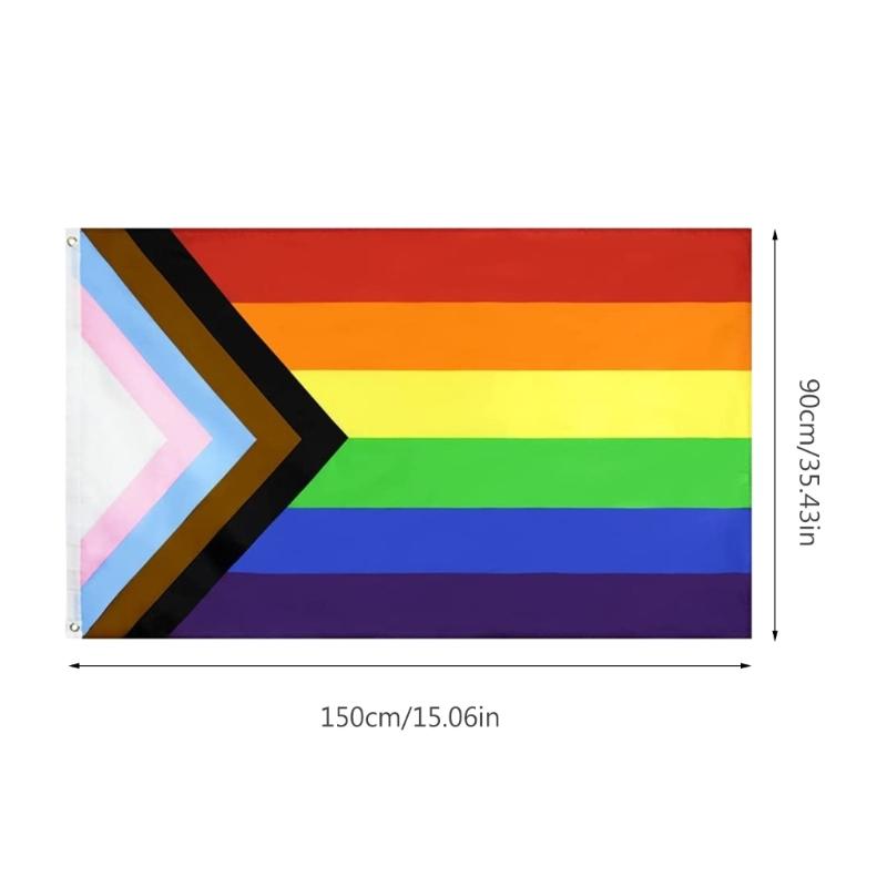 Lesbian Gay Bisexual Transgender Pride Flags and Banners Small Rainbow Flag Big