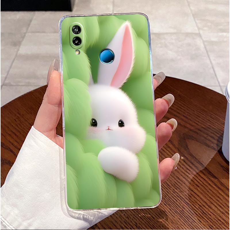 For Huawei P20 Lite Case Luxury Cute Love Heart Rabbit Funny Clear TPU Cover For Huawei P20 Lite Nova 3e Cases Protective Fundas