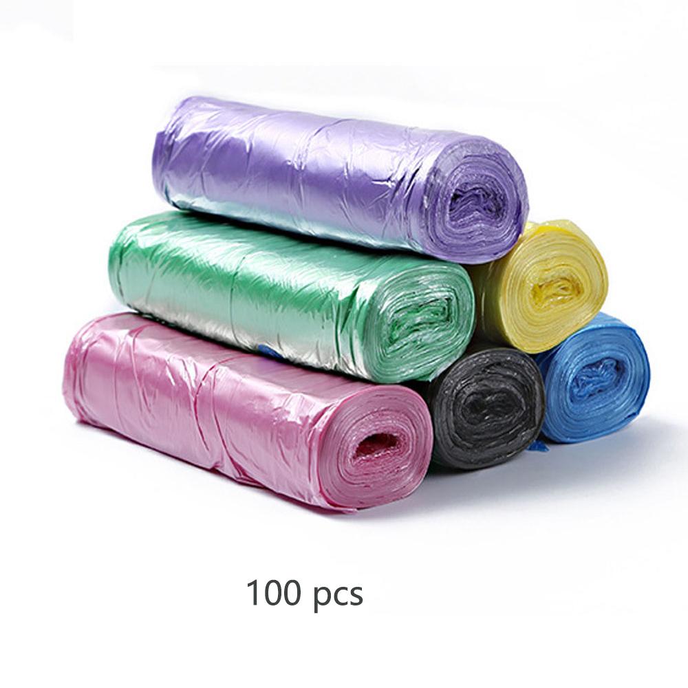 

100 шт. хорошего качества, утолщенные кухонные мусорные мешки, мусорное ведро, мусорный бак, бытовые чистящие средства